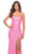 La Femme 31509 - Square Neck Sequin Dress Special Occasion Dress