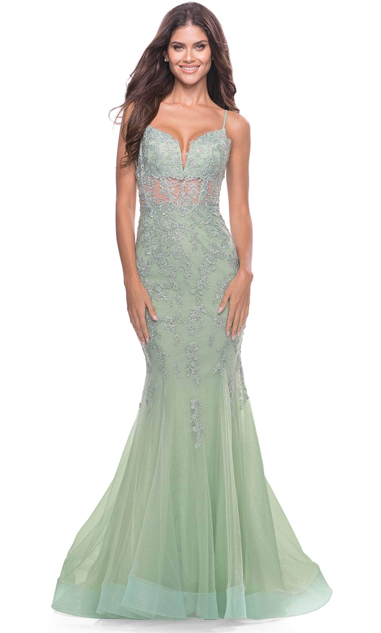 La Femme 31579 - Sleeveless Mermaid Prom Gown Couture Candy La Femme 31579 - Sleeveless Mermaid Prom Gown Couture Candy