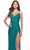 La Femme 31583 - Glittery V Neck Evening Gown Special Occasion Dress
