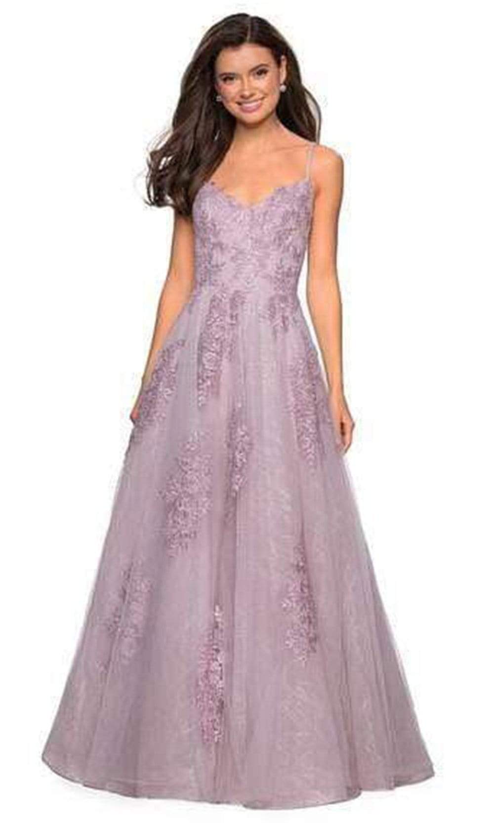 La Femme 27492 Prom Dress - Dusty Pink | NewYorkDress La Femme 27492 Prom Dress - Dusty Pink | NewYorkDress