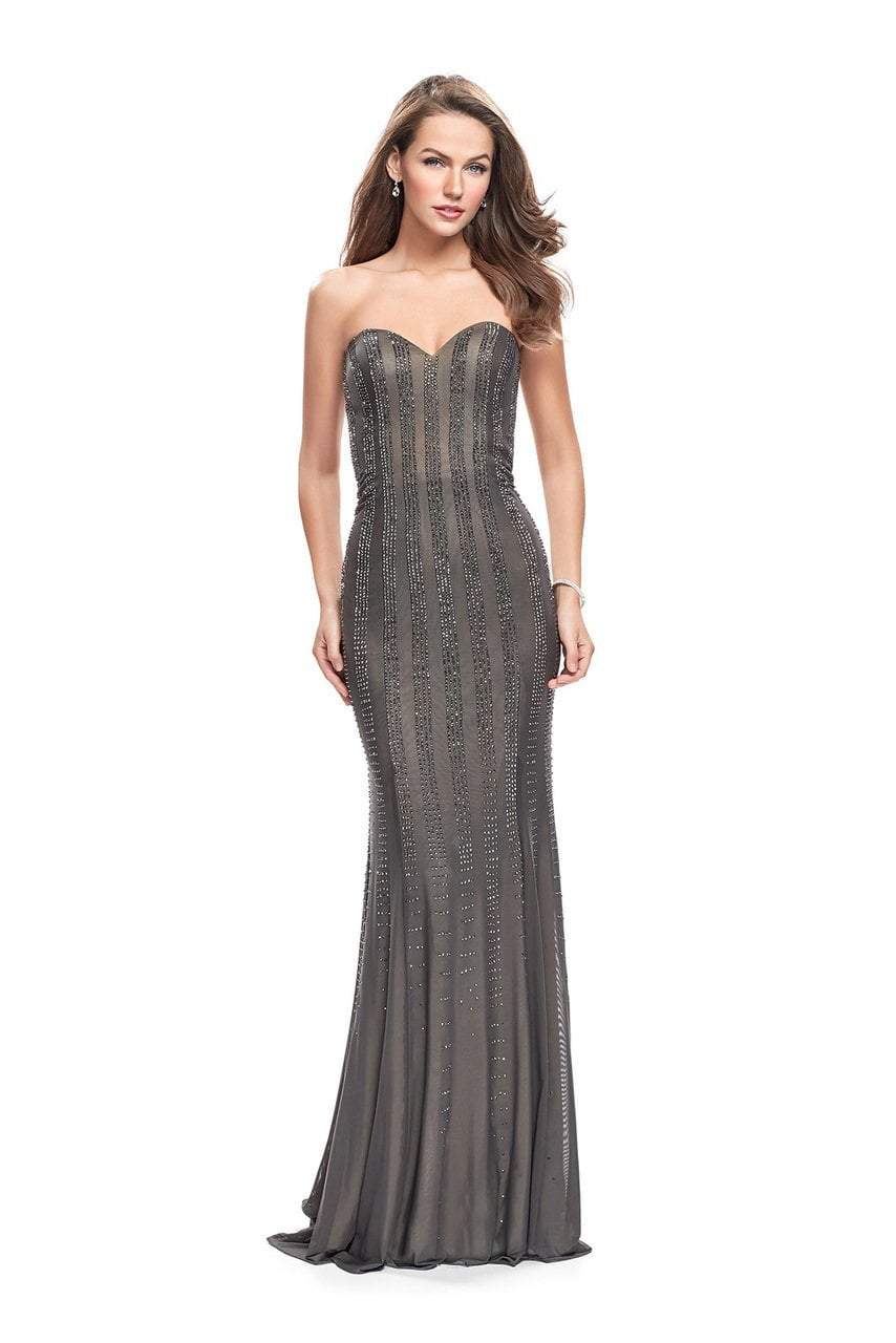 vertical striped sequin dress Minidress in vertical striped knit with sequins