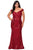 La Femme - Off Shoulder Evening Dress 28949SC - 1 pc Red In Size 22W Available CCSALE 22W / Red