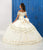 LA Glitter - 24046 Lace Applique Off-Shoulder Mikado Tulle Ballgown Special Occasion Dress