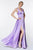 Ladivine 7469 Satin A-Line Dress Bridesmaid Dresses 2 / Lavender