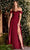 Ladivine 7493 - Sweetheart Satin Evening Gown Evening Dresses 2 / Burgundy