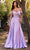 Ladivine 7493 - Sweetheart Satin Evening Gown Evening Dresses 2 / Lavender