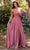 Ladivine 7493 - Sweetheart Satin Evening Gown Evening Dresses 2 / Mauve Rose