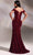 Ladivine CA109 - Sequined Off Shoulder Knot Gown Pageant Dresses