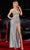 Ladivine CB084 - Glitter Corset Prom Dress Prom Dresses 2 / Silver