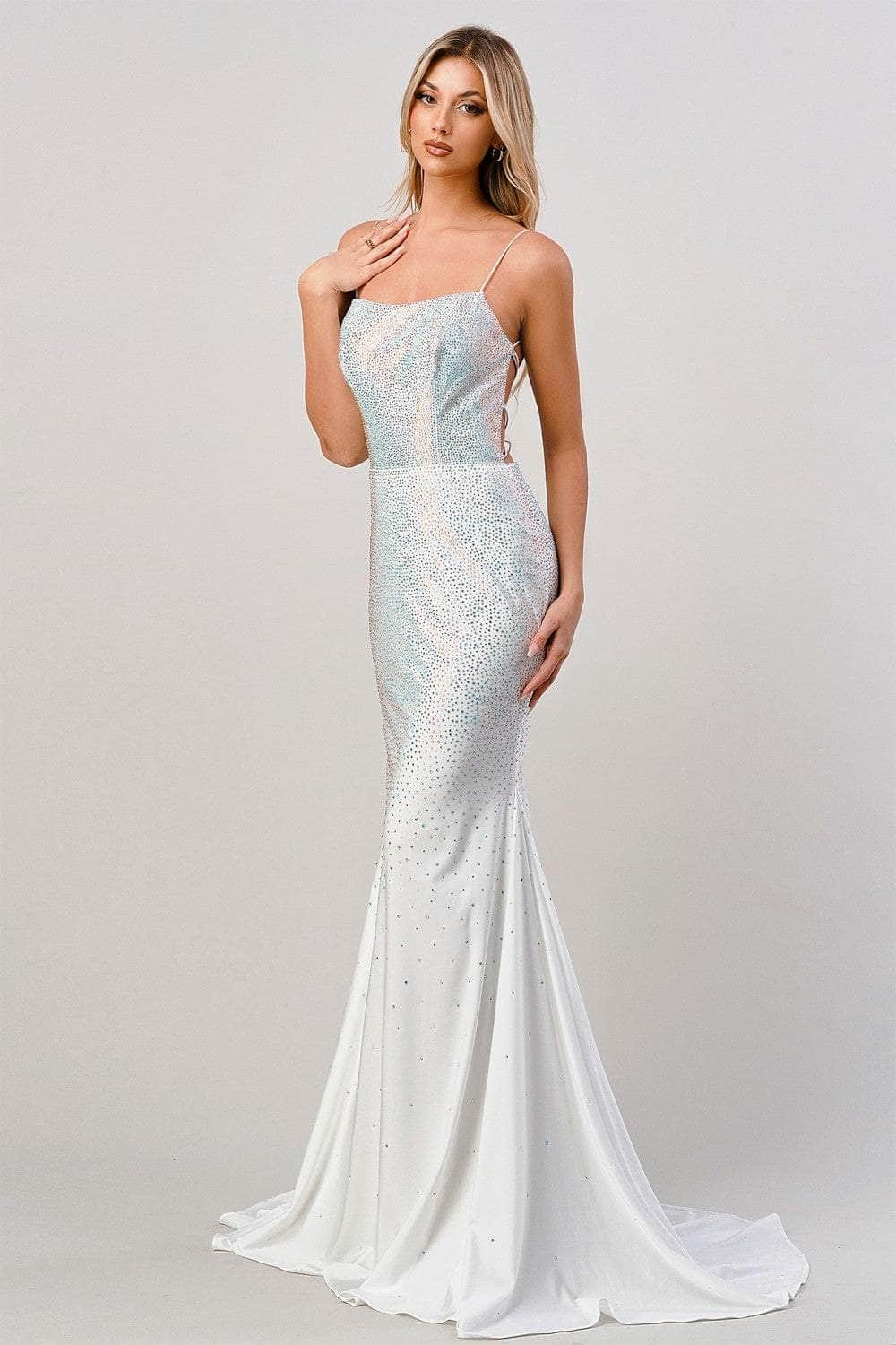 Ladivine CD0179 - Rhinestone Beaded Long Gown Couture Candy Ladivine CD0179 - Rhinestone Beaded Long Gown Couture Candy