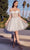 Ladivine CD0211 - Off Shoulder Corset Dress Cocktail Dresses XXS / Off White