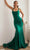 Ladivine CD2219 - Lace Up Back Prom Dress Prom Dresses 2 / Emerald-