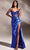 Ladivine CD265 - Draped Corset Prom Dress Evening Dresses
