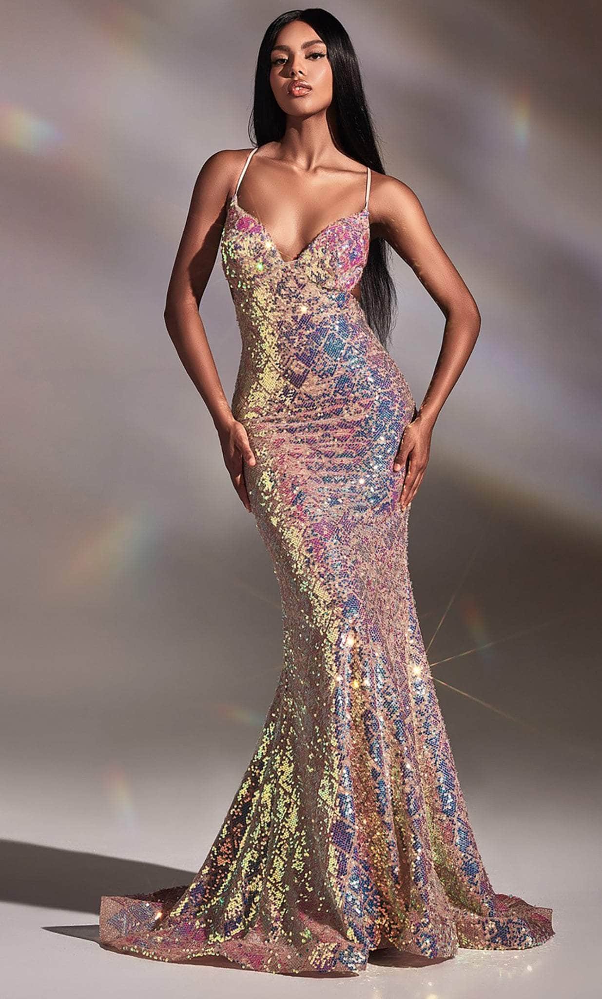 Ladivine CD880 - Sequin Mermaid Evening Gown Couture Candy Ladivine CD880 - Sequin Mermaid Evening Gown Couture Candy