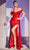 Ladivine CD988 - Off Shoulder Glittered Evening Gown 2 / Red