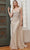 Ladivine CD990 - Glitter Mermaid Prom Dress Evening Dresses 2 / Silver Nude