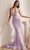 Ladivine CD992 - Applique Corset Prom Dress Special Occasion Dress 2 / Lavender-