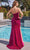Ladivine CH111 - One Shoulder Sequin Prom Dress Special Occasion Dress XXS / Fuchsia