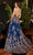 Ladivine CM323 - Floral Glitter Prom Gown Prom Dresses