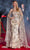 Ladivine J834 - Glitter Cape Prom Dress Prom Dresses 6 / Gold-