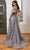 Ladivine J836 - Glitter Overskirt Evening Gown Prom Dresses