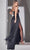 Ladivine KV1059 - Dual Fabric Evening A-line Gown Special Occasion Dress