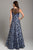 Lara Dresses - 29867 Brocade Jewel Neck A-line Dress Special Occasion Dress
