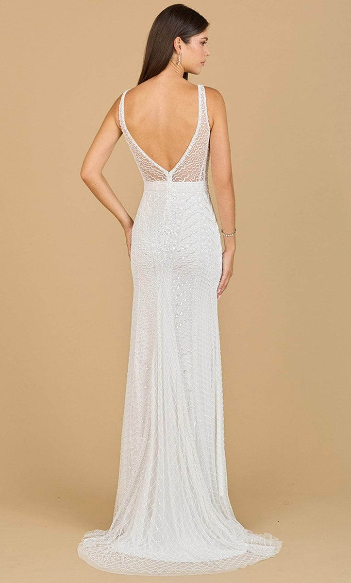 Lara Dresses 51078 Beaded Long Slit Wedding Dress main image 0