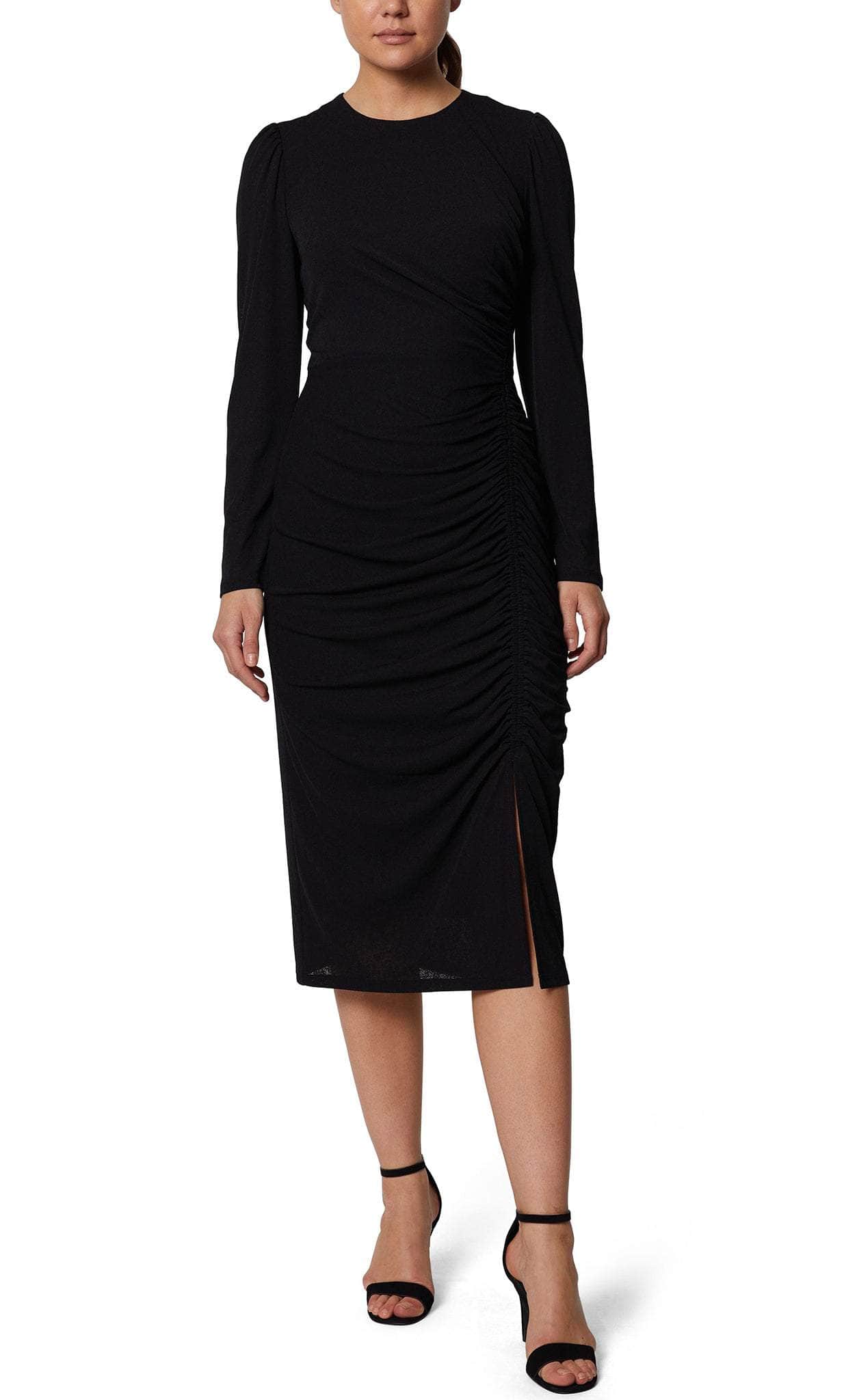 Laundry HU07D04 - Long Sleeve Sheath Formal Dress Laundry HU07D04 - Long Sleeve Sheath Formal Dress