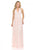 Lenovia - Shirr-Ornate Plunging Halter A-Line Dress 5202 - 1 pc Burgundy In Size M Available CCSALE M / Burgundy
