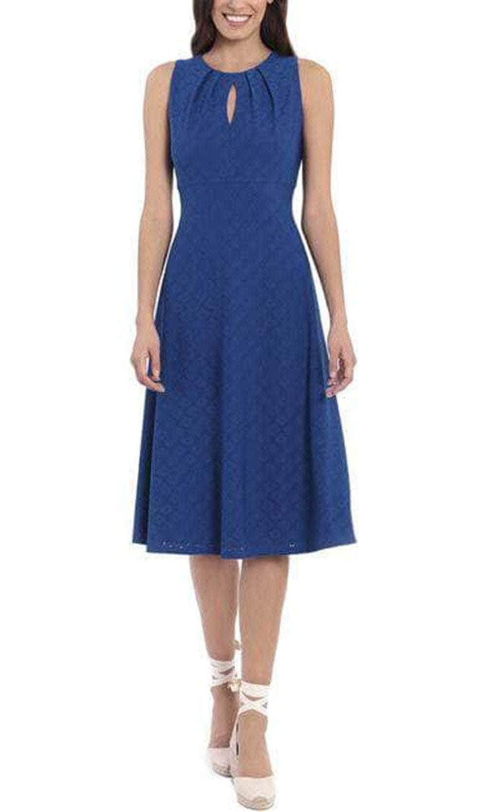 London Times T5760M - Jewel Front Keyhole Formal Dress London Times T5760M - Jewel Front Keyhole Formal Dress