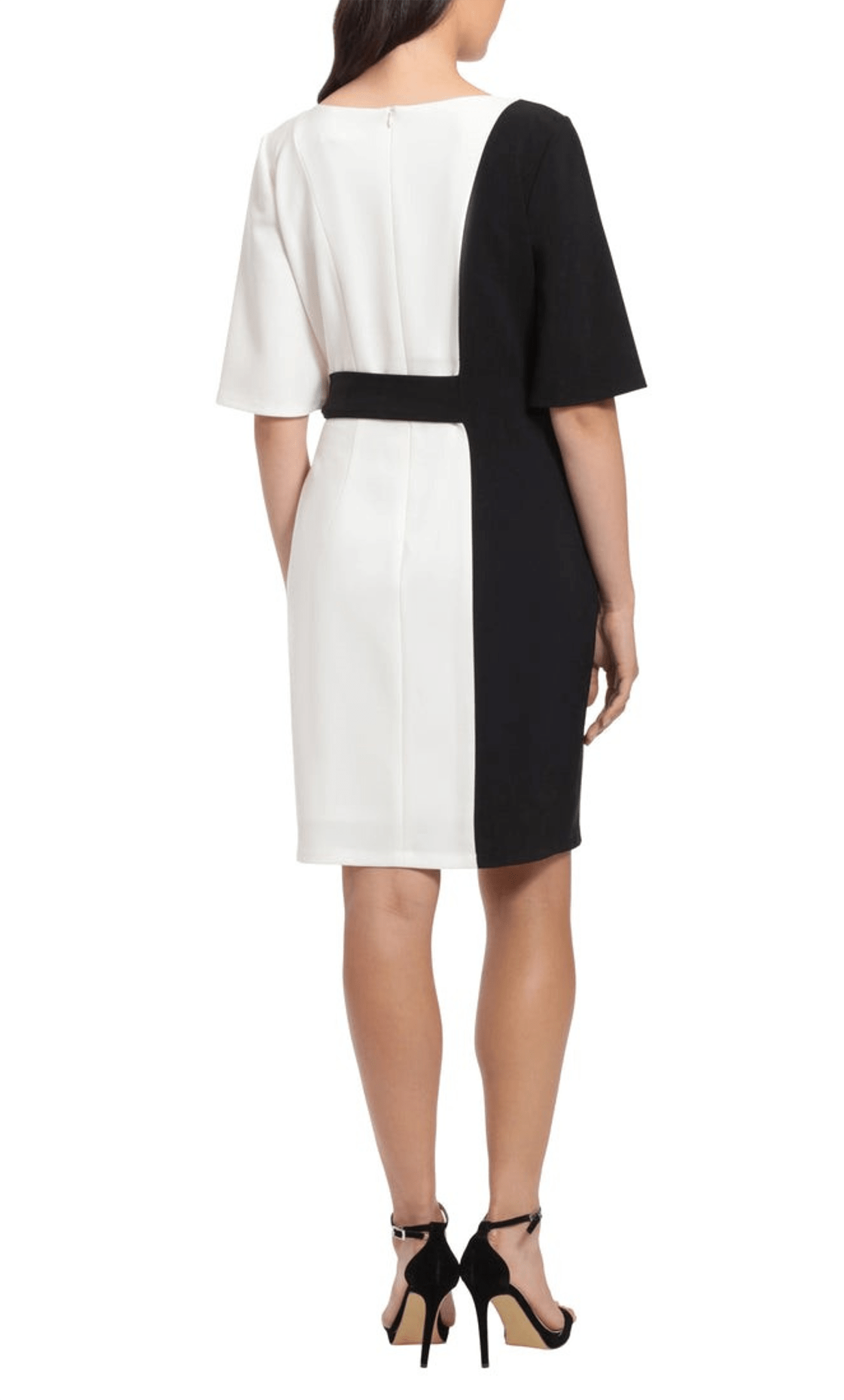 London Times T6665M - Color Block Sheath Cocktail Dress Couture Candy London Times T6665M - Color Block Sheath Cocktail Dress Couture Candy