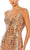 Mac Duggal 10929 - Sequined Cowl Back Sheath Dress Prom Dresses