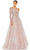 Mac Duggal 20232 - Embellished Asymmetric Evening Gown Evening Dresses 0 / Dusty Rose
