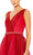 Mac Duggal 20378 - Sleeveless V-neck Long Gown In Red