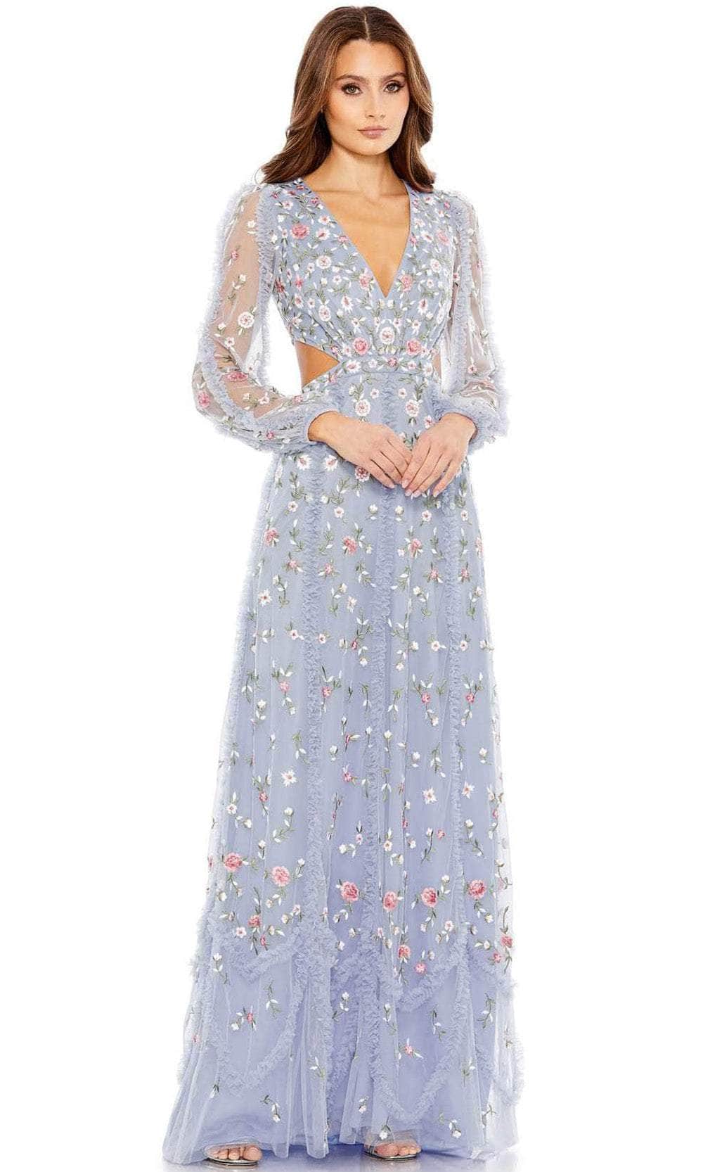 Mac Duggal 70159 - Floral Cutout A-Line Evening Dress Couture Candy Mac Duggal 70159 - Floral Cutout A-Line Evening Dress Couture Candy