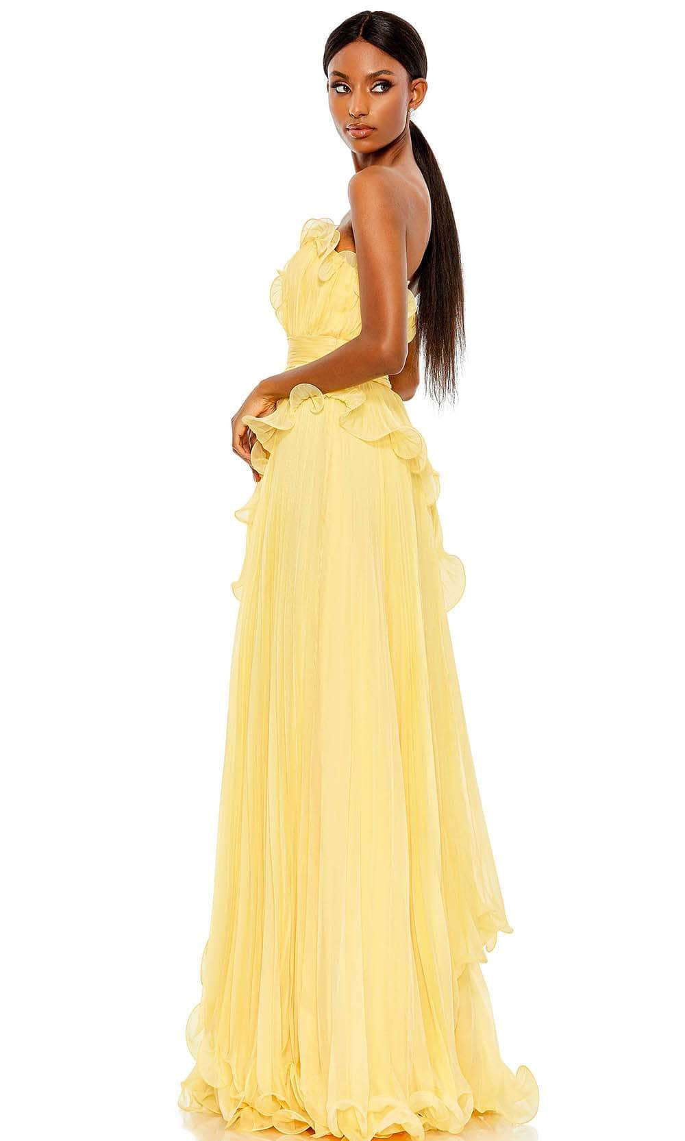 Mac Duggal 49537 - Ruffled Strapless A-Line Prom Gown Couture Candy Mac Duggal 49537 - Ruffled Strapless A-Line Prom Gown Couture Candy