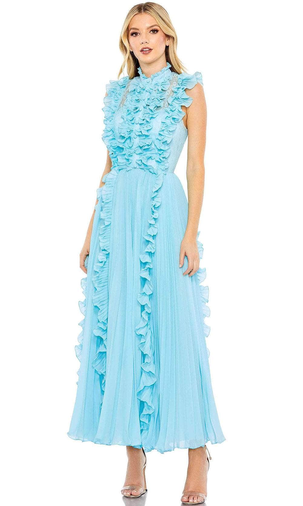 Mac Duggal 49543 - Sleeveless Ruffled A-Line Dress Couture Candy Mac Duggal 49543 - Sleeveless Ruffled A-Line Dress Couture Candy