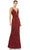 Mac Duggal 5107 - Sleeveless Embellished Evening Dress Evening Dresses 0 / Burgundy