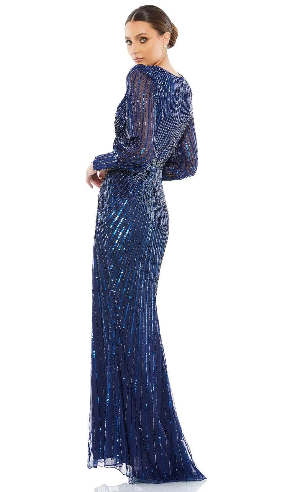Mac Duggal 5501 - Long Sleeve Sequin Evening Gown Couture Candy Mac Duggal 5501 - Long Sleeve Sequin Evening Gown Couture Candy