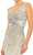 Mac Duggal 5757 - Tea Length Sleeveless Sequined Dress Cocktail Dresses