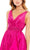 Mac Duggal - 67835 V Neck Taffeta High Low Dress Prom Dresses