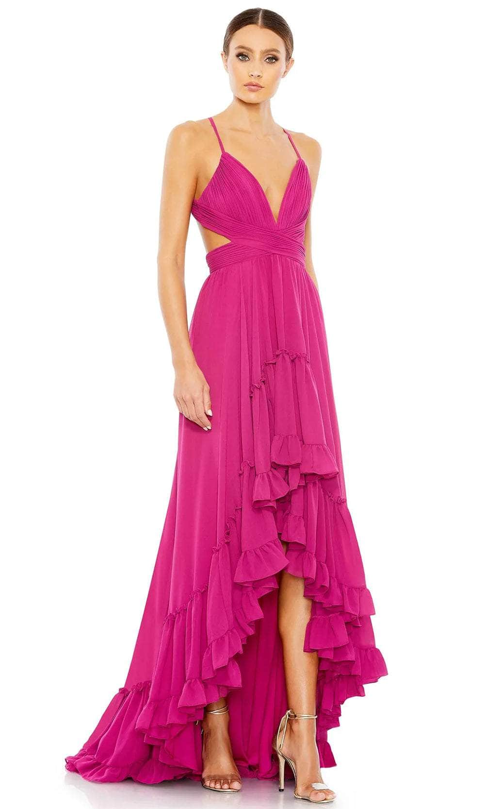 Mac Duggal 67992 - Sleeveless Ruffled Formal Dress Couture Candy Mac Duggal 67992 - Sleeveless Ruffled Formal Dress Couture Candy