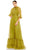 Mac Duggal 68225 - Quarter Sleeve High Neck Evening Dress Evening Dresses 2 / Olive