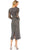 Mac Duggal 93674 - Long Sleeve V-Neck Knee-Length Dress Cocktail Dresses