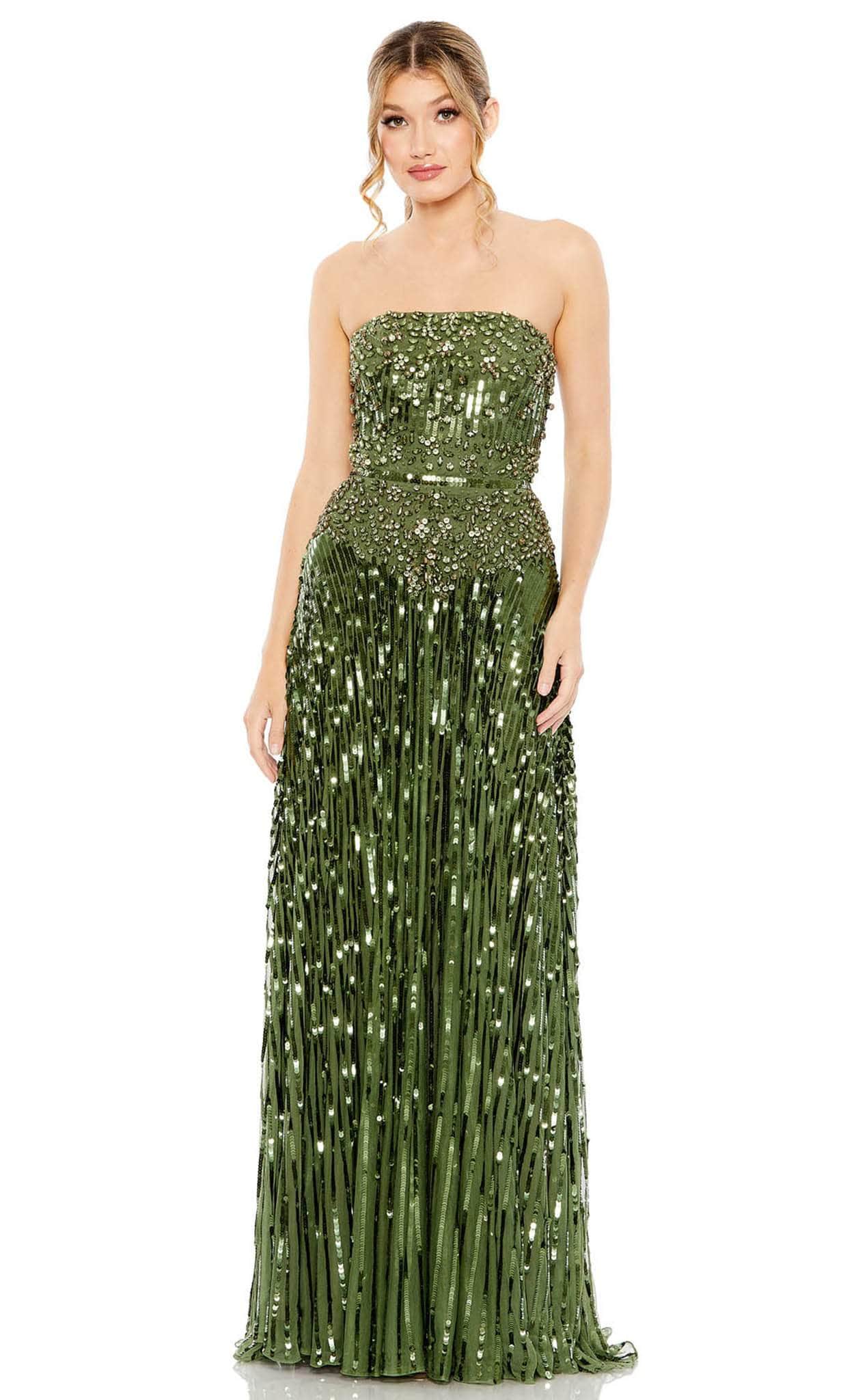Mac Duggal 93915 - Fully Embellished A-line Gown Mac Duggal 93915 - Fully Embellished A-line Gown