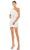 Mac Duggal Cocktail - 10800D Draped One Shoulder Sequin Dress Cocktail Dresses 0 / White