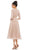 Mac Duggal Cocktail - 30750D Tea Length Pleated A-Line Dress Cocktail Dresses