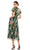 Mac Duggal Cocktail - 9149D Short Sleeve Beaded Waist Floral Dress Special Occasion Dress