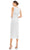 Mac Duggal Cocktail - 93597D Tea Length Geometric Beaded Dress Cocktail Dresses